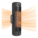 Outsunny Electric Parasol Mounted Patio Heater,