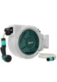 Outsunny Retractable Hose Reel Wall Mounted with Lock, Grey with code. Sold by Outsunny (UK mainland)