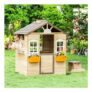 Outsunny Wooden Kids Playhouse,