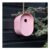 Oval Bamboo Fibre Birdhouse – Pink