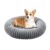 Oveppy Medium Donut Dog Bed with Removable Cover, 76x20cm