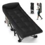 Overmont 28 Extra-Wide Folding Camp Bed, 550 Lb Capacity