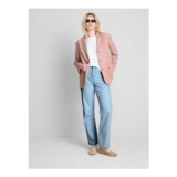 Oversized Faux Suede Blazer