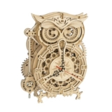 Owl Alarm Clock Wooden Model Kit