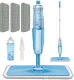 PAPCLEAN Spray Mops for Cleaning Floors – Floor Mop with 3 Microfibre Pads Reusable Bottle for Household Wet Dry Hardwood, Laminate, Hard Floors Kitchen Bathroom Cleaning