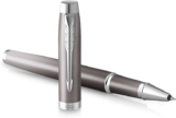 PARKER IM Writing Rituals Rollerball Pen, Grey Finish with Gradient, Chrome Trims, Fine Point, Black Ink, Gift Box