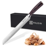 PAUDIN Bread Knife 10 inch Serrated German Stainless Steel Bread Knife