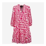 PHASE EIGHT Pink & White Kesia Geo Swing Dress