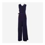 PHASE EIGHT Purple Anna Crossover Detail Jumpsuit