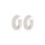 PHASE Large Hoops Silver-Plat
