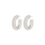 PHASE Large Hoops Silver-Plat