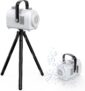 PHNIXGAM Bubble Machine Large Capacity, Automatic Kids Bubble Blower with 10 Holes 2 Speeds 17oz Capacity, Rechargeable Portable Bubble Toy with Tripod for Indoor, Outdoor, Birthday, Parties (White)