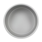 PME RND044 Anodised Aluminium round Cake Pan 4x4in Deep Silver