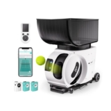 PONGBOT Tennis Ball Machine, APP and Remote Control,