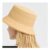PRANELLA X NO.ELEVEN Beige Raffia Bucket Hat