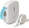 PRT Label Maker Machine with Tape, Portable Bluetooth Label Printer, Handheld Sticker Maker with Multiple Templates for Home, School, Office Organization, Waterproof Storage Barcode Label- White