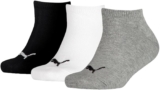 PUMA Kids Invisible Sneaker Socks (3 Pair Pack)