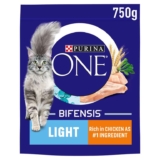 PURINA ONE Light Chicken Dry Cat Food 750g (Pack of 4) – £14.25 Subscribe & Save