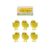 Pack of 6 Fluffy Yellow Chicks Mini Easter Chick Decorations