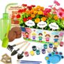 Paint & Plant Kids Gardening Kit Arts and Crafts Toys – Toddler Gardening Kits Birthday Easter Gifts Ideas for Girls & Boys 4 5 6 7 8 9 10 11 12 Year Old
