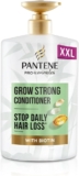 Pantene Pro-V Miracles Grow Strong Hair Conditioner with Biotin & Protein Strengthener 1L XXL Pump. Helps Reduce Hair Loss Due to Breakage and grow stronger hair. For Fine, Thinning, Damaged Hair.