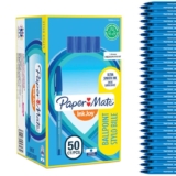 Paper Mate InkJoy 100ST Ballpoint Pens Medium Point (1.0mm) Blue 50 Count (£8.75 / 9.26 Subscribe & Save)