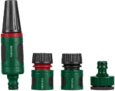Parkside Garden Spray Nozzle / Gun With Connector Set – 4 Pieces