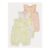 Pastel Easter Frill Shoulder Rompers 3 Pack