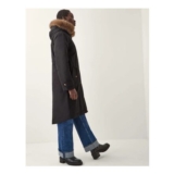Paula Faux Fur Parka Black