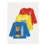 Paw Patrol Long Sleeve Graphic T Shirts 3 Pack