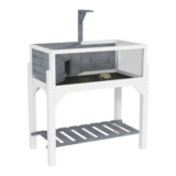 PawHut Wooden Tortoise House