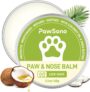 PawSono Lick-Safe Dog Paw & Nose Balm with Coconut Oil All-Natural Moisturizer & Soother for Dry, Cracked Pads & Snout Nose Butter for Bulldogs Cream & Wax for Horse Hoof