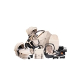 Peach 7 Biscotti Pushchair and Carrycot – Complete Car Seat Bundle