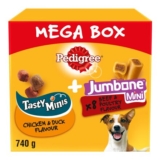 Pedigree Dog Treats Multipack, Minis & Jumbone, 740g