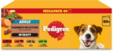 Pedigree Mixed Selection in Gravy 40 Pouches, Adult Wet Dog Food, Megapack (40 x 100 g) – £8.97 S&S