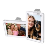 Penitue 2-Pack Car Sun Visor Photo Holders, Acrylic Magnetic