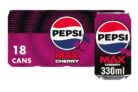Pepsi Max Cherry, 330ml (Pack of 18) – £4.20 S&S