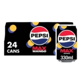 Pepsi Max Mango, 330ml (Pack of 24) – S&S £7.12/£6.37