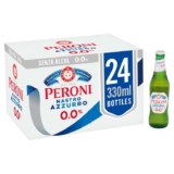 Peroni Nastro Azzurro Alcohol Free Beer, 0.0% ABV – 24 x 33cl Bottles (£17.58 with S&S)
