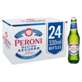 Peroni Nastro Azzurro Italian Lager, 24 x 330ml, 5% ABV, Brewed in Italy – With Voucher (£19.86 With 1st Time S&S)