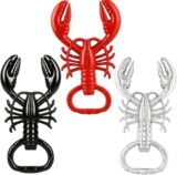 Personalised Bottle Opener, 3 Pack Novelty Beer Bottle Opener Set, Funny Bottle Opener for Parties, Weddings, Corporate Events, 7.8 x 4.2 cm