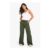 Petite Woven Elasticated Waist Straight Leg Trousers