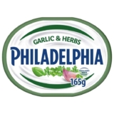 Philadelphia Garlic & Herbs, Sweet Chilli, Original, Light, Lightest, Original, Chives Soft Cream Cheese 165g, Milka 150g