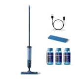 Philips OneUp 3000 Series Electric Mop with 2 Pads and Floor Cleaner 40ml Trio