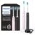 Philips Sonicare 3100 Electric Toothbrush Sugar Rose and Black, Dual Pack
