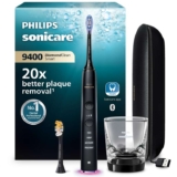 Philips Sonicare DiamondClean Smart 9400 Electric Toothbrush, Sonic Toothbrush with App, Pressure Sensor, Brush Head Detection