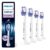 Philips Sonicare S2 Sensitive, Genuine Replacement Toothbrush Heads, White, 4 Pack, HX6054/87