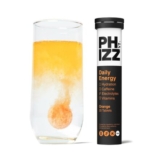 Phizz Daily Energy Electrolyte Tablets, Orange, 75mg Caffeine, 20-Pack