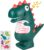 Piggy Bank Dinosaur Money Box Coin Money Tin Personalised Money Jar for Kids and Adults Boys and Girls as Birthday(Green Cute Dinosaur)