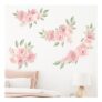 Pink Rose Wall Stickers – Easy to Apply and Remove